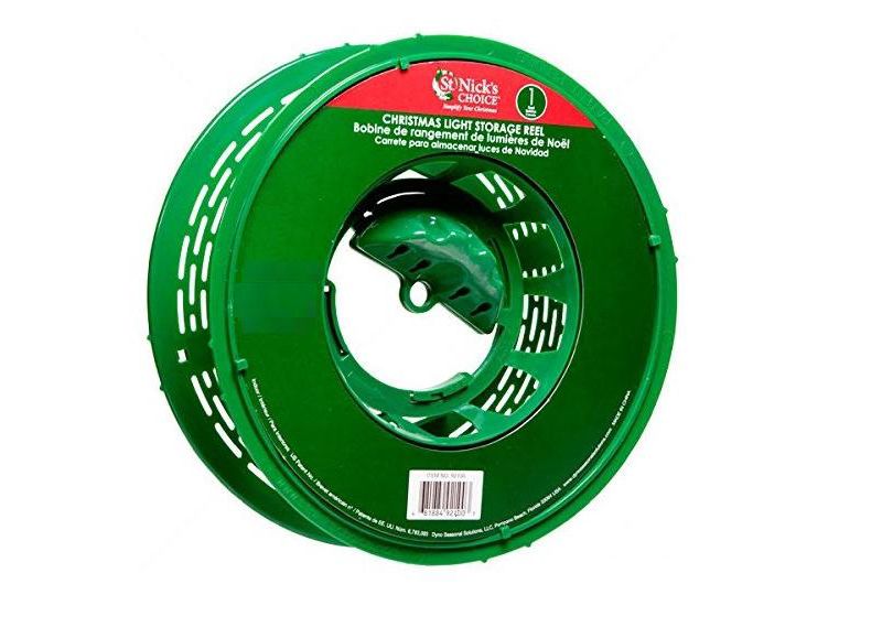 Northlight 13.75" Jumbo Green Christmas Light Storage Reel with Center Handle