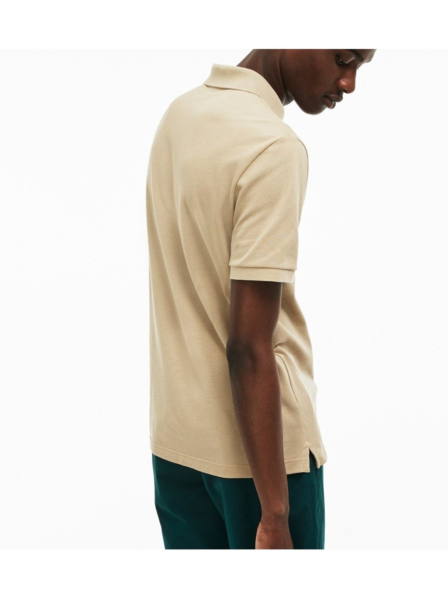 Lacoste Beige Slim Fit Petit Pique Polo T-Shirt