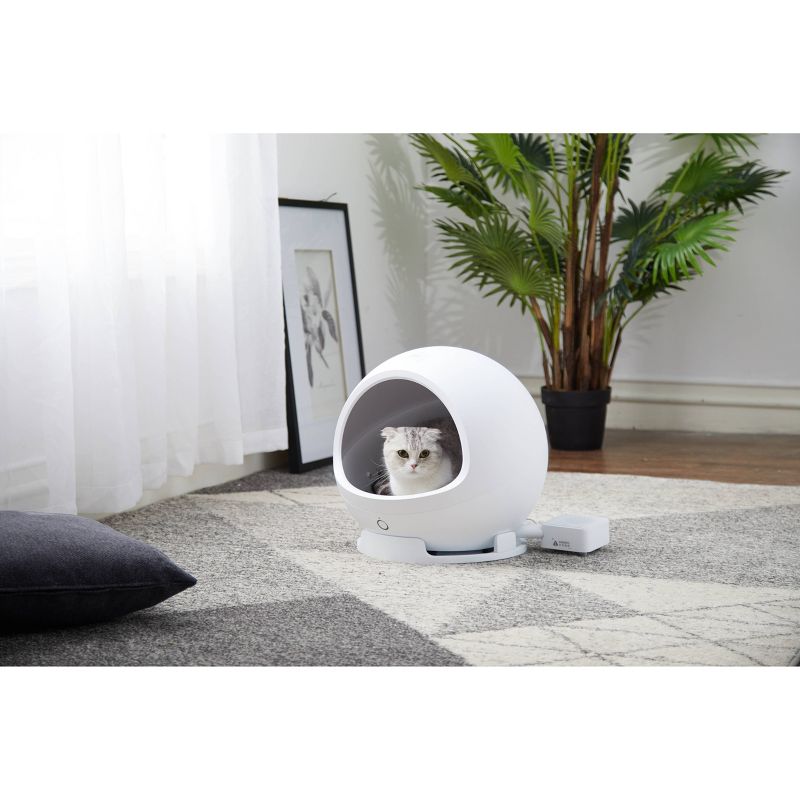 PetKit Cozy Smart Pet Cave Pet Beds - White