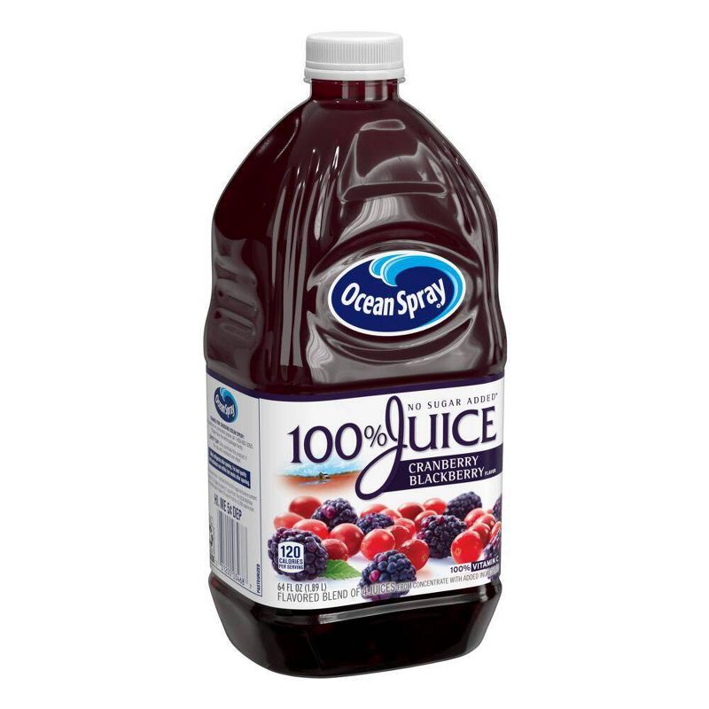 Ocean Spray 100% Cran-Blackberry Juice - 64 fl oz Bottle