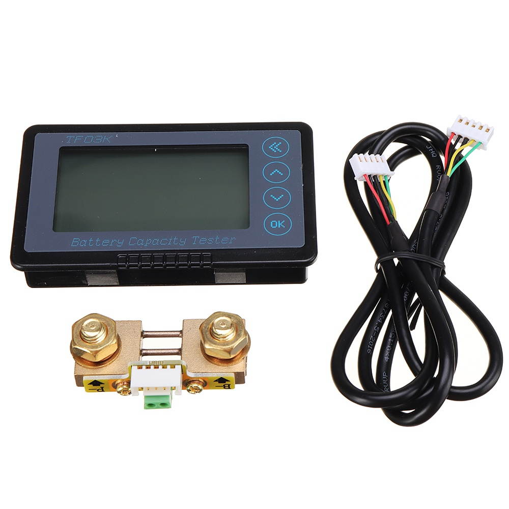 Baiway TF03K Multifunctional Coulomb Meter Electric Car Touring Car Battery  Power Indicator Voltmeter