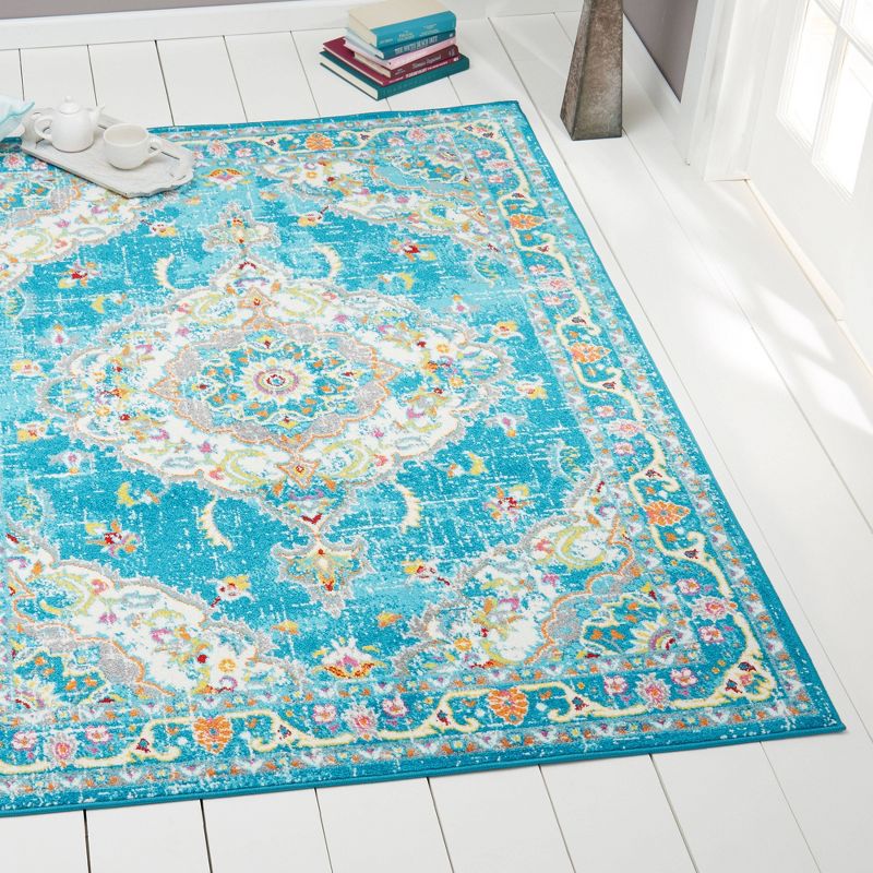 5'2"x7'2" Splash Bold Medallion Area Rug - Home Dynamix