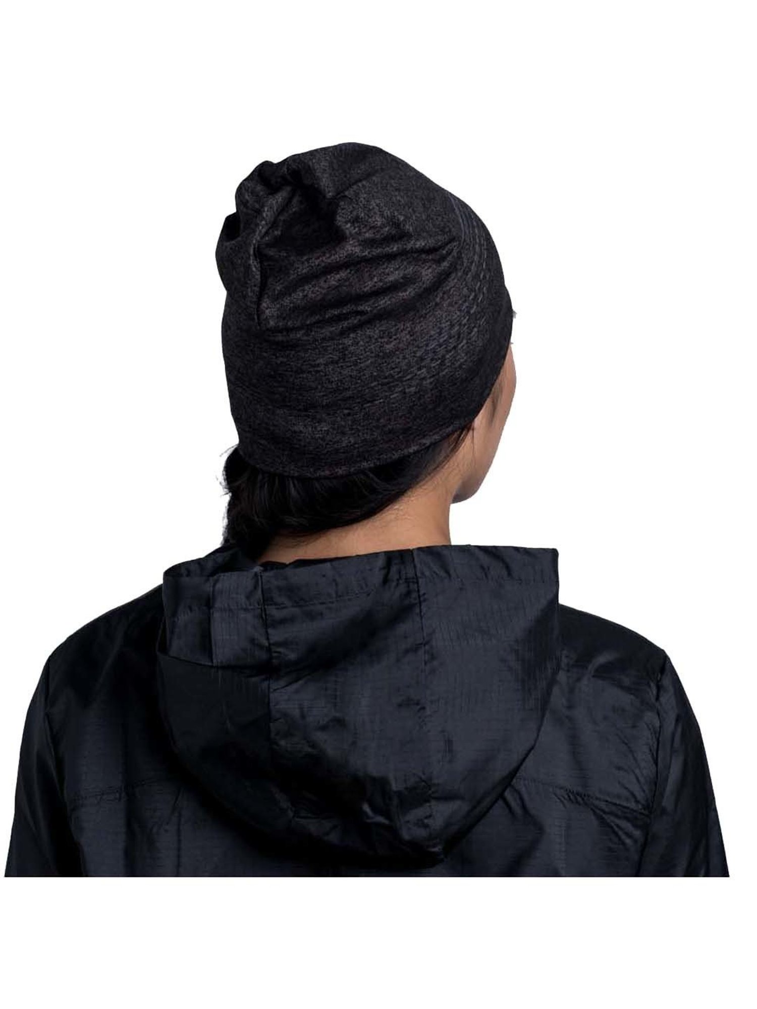 BUFF Dryflx Black Solid Beanies