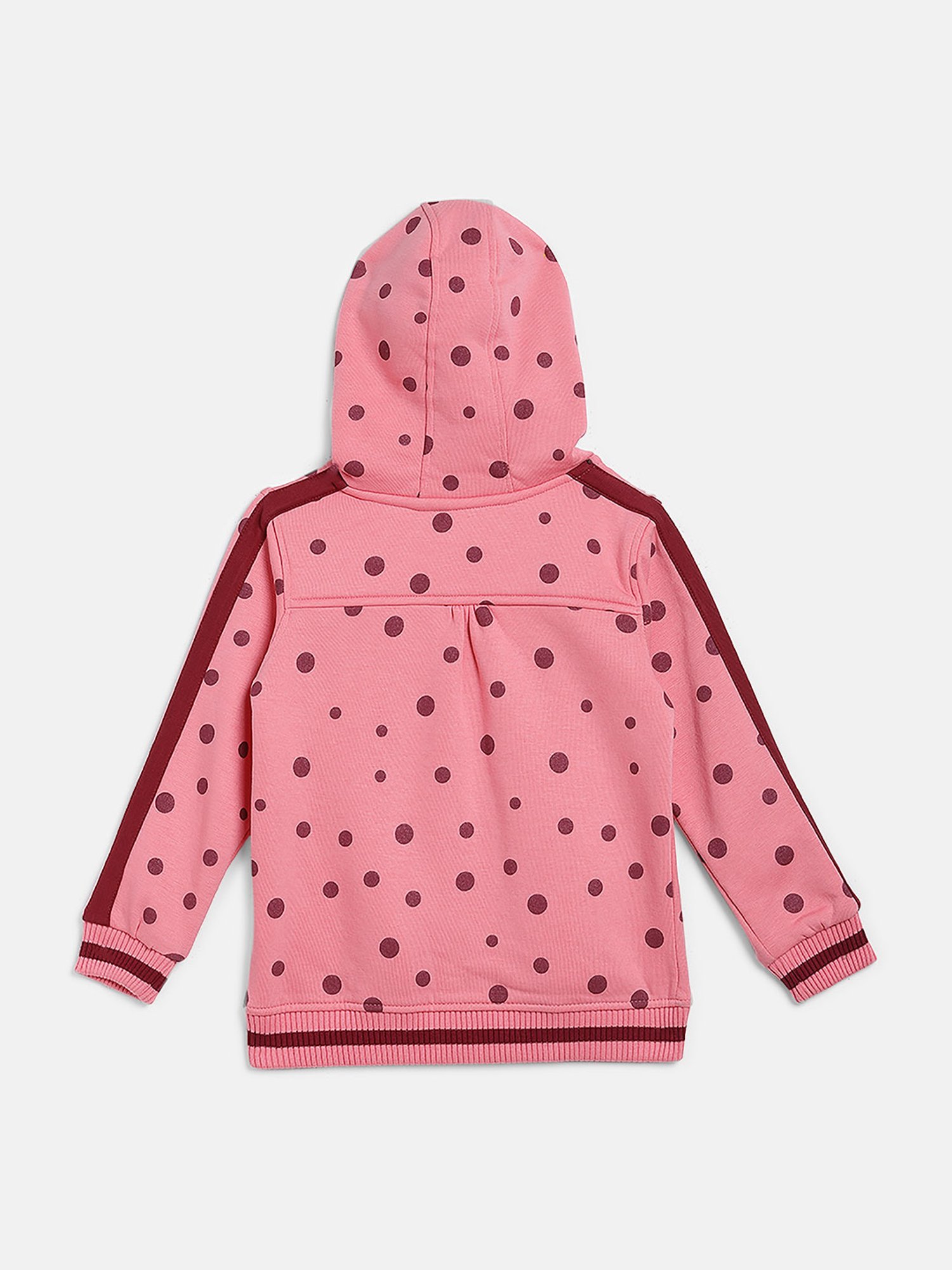 Elle Kids Pink Printed Hoodie