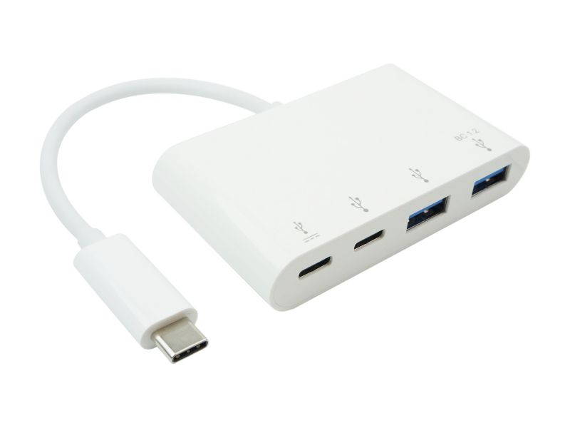 DAT 6508D USB 3.1 Type-C to 2 x Type-C Female (PD) Port + 2 x USB 3.0 Hub