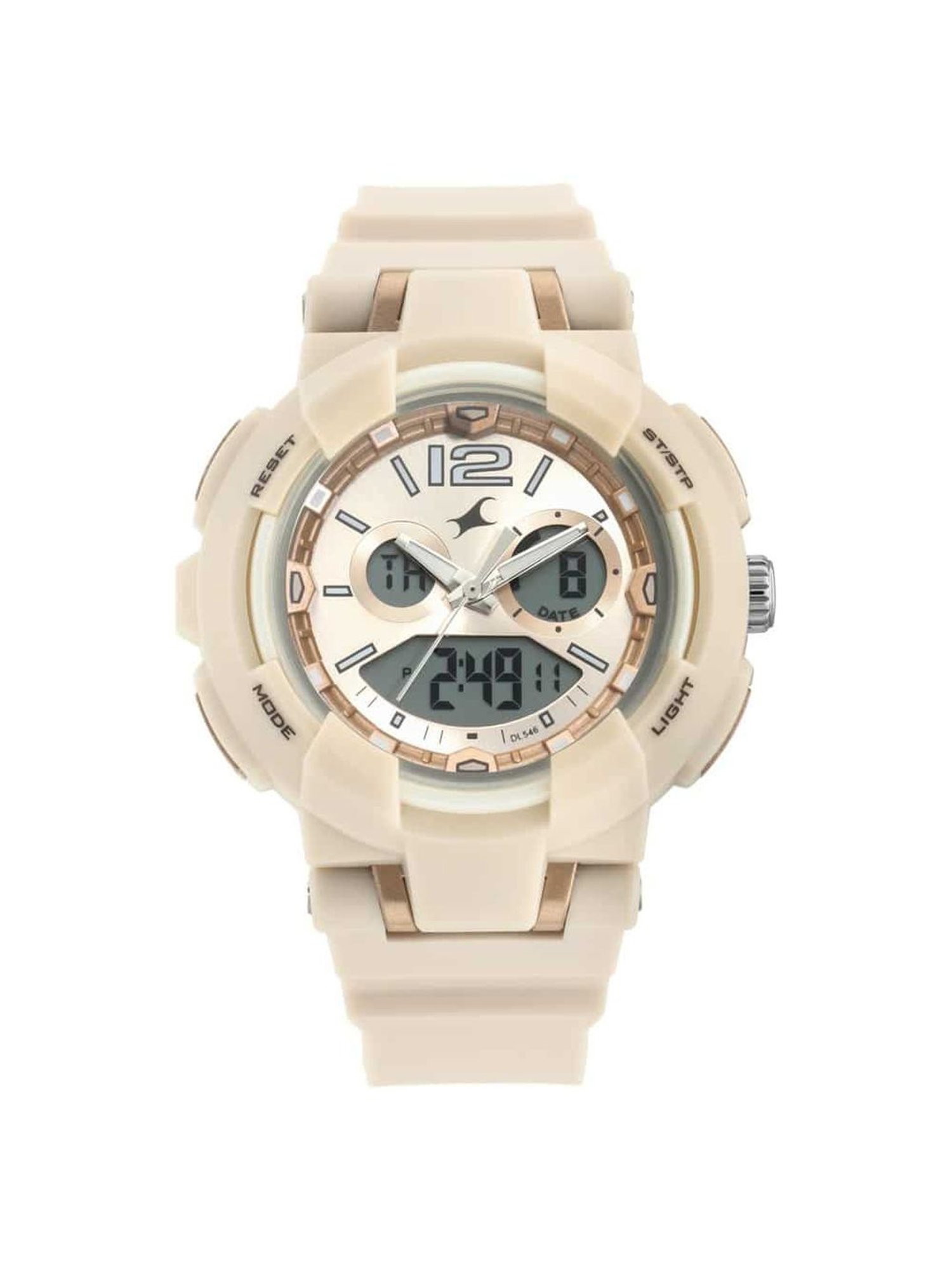 Fastrack NR68016PP03 Street Line Analog Digital Watch for Women