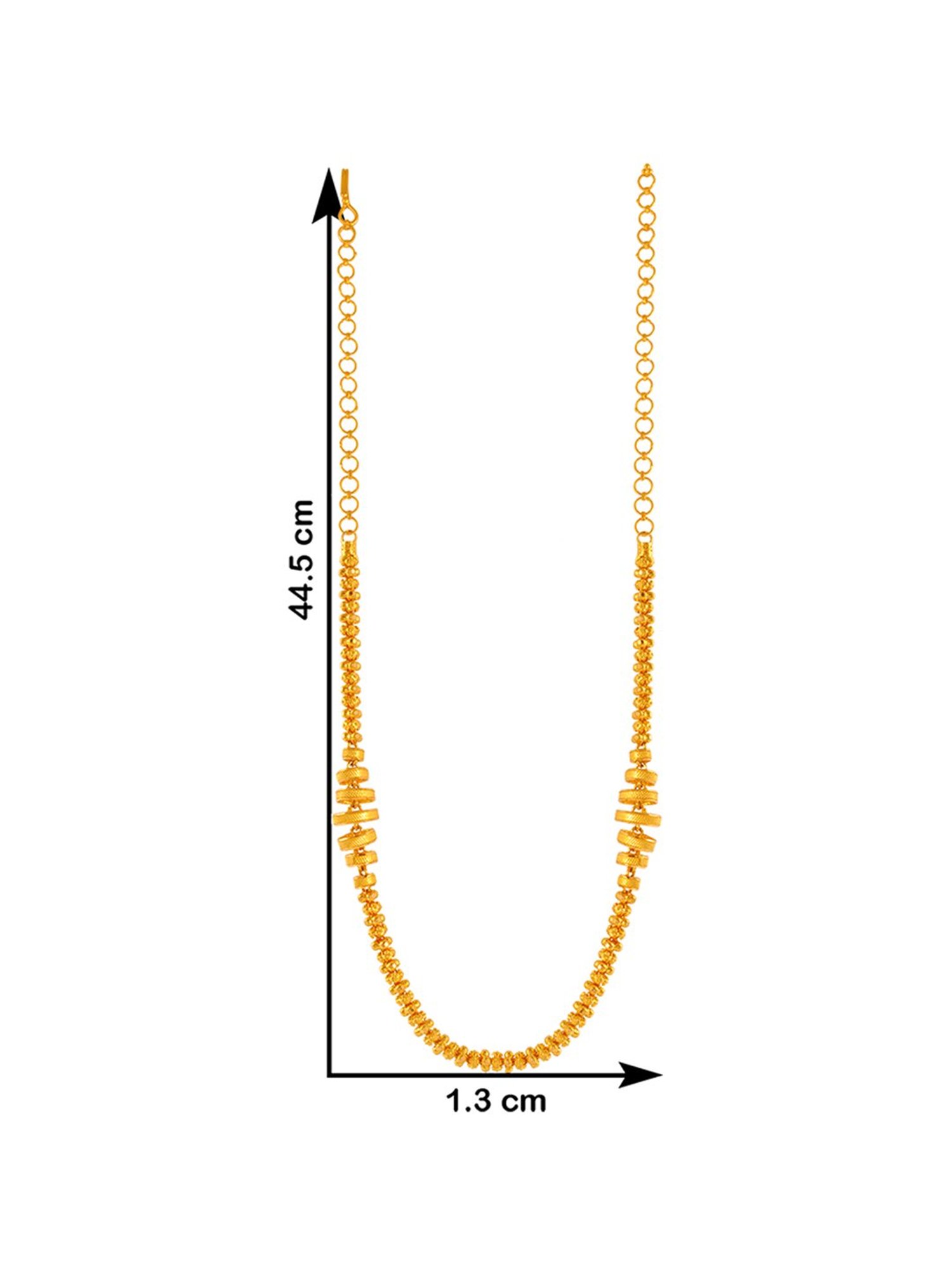 Malabar Gold and Diamonds 22k Gold Necklace for Women