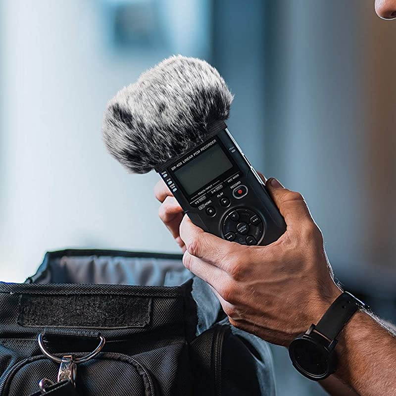 DR40X Furry Windscreen Fits DR-40X DR40X Mic Recorders, DR40 Outdoor Mic Dead Cat Fur Windshield by