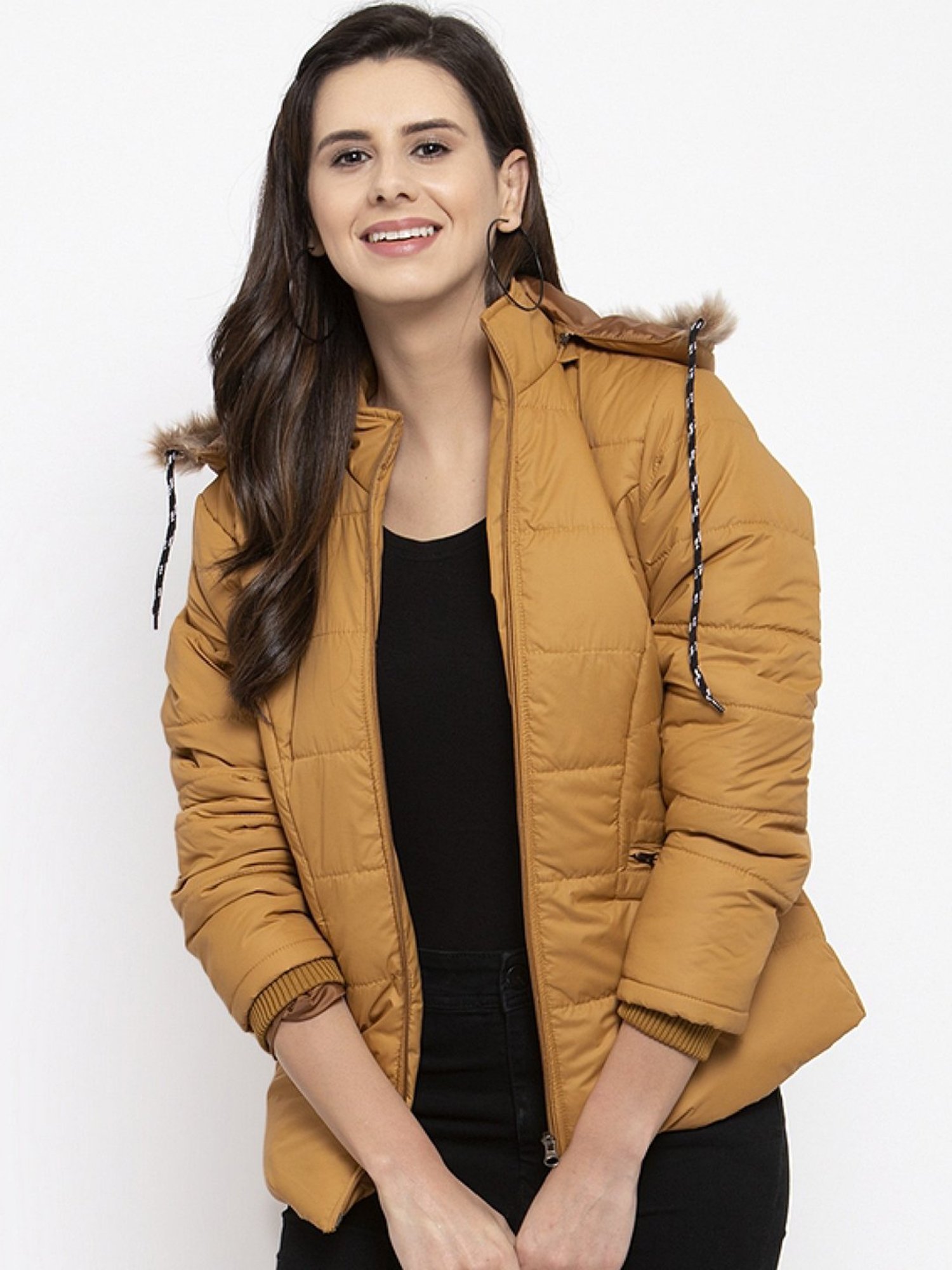 VOXATI Yellow Regular Fit Jacket