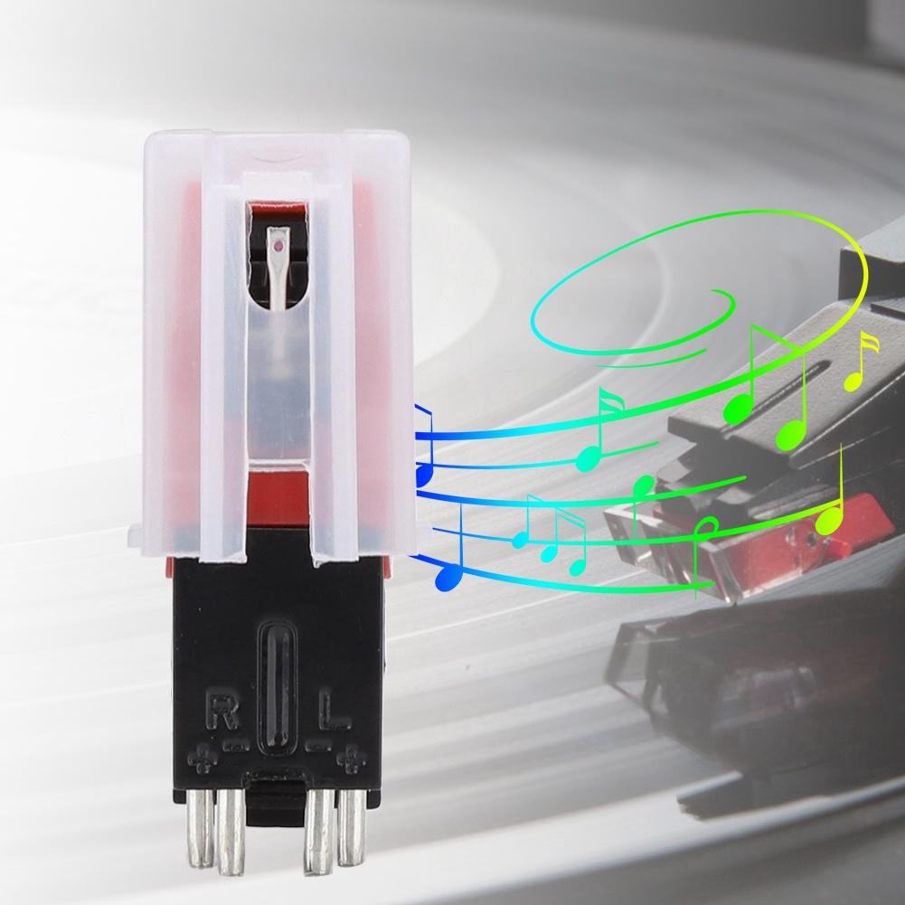 Dual Needle Stereo Stylus for LP Vinyl Player USB Turntable Accessory
