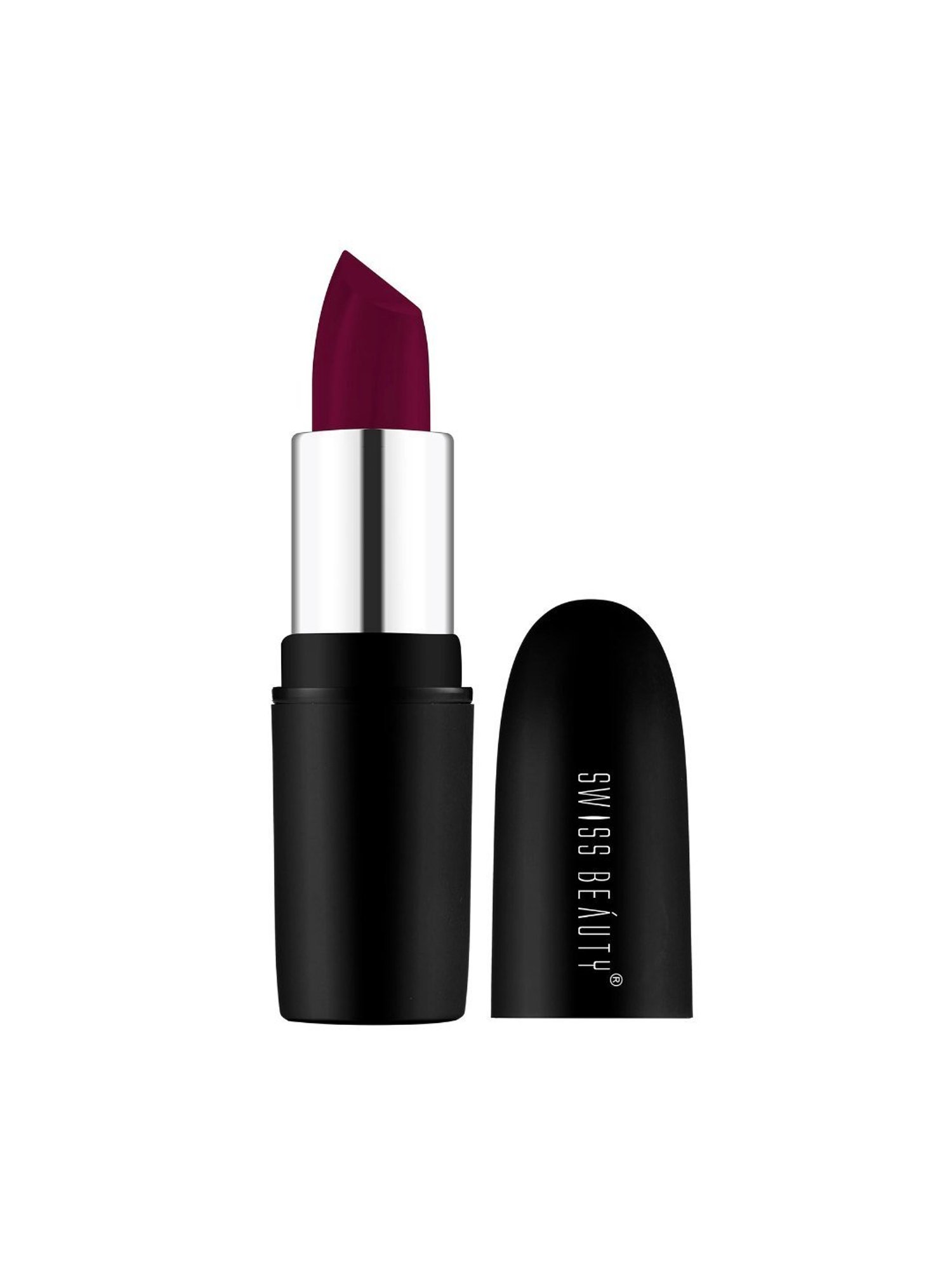 SWISS BEAUTY Pure Matte Lipstick Berry - 3.8 gm