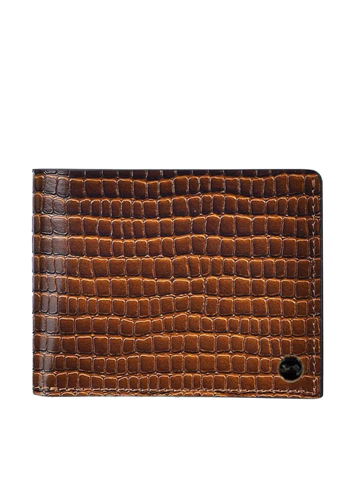 BELWABA Brown Casual Leather Bi-Fold Wallet for Men