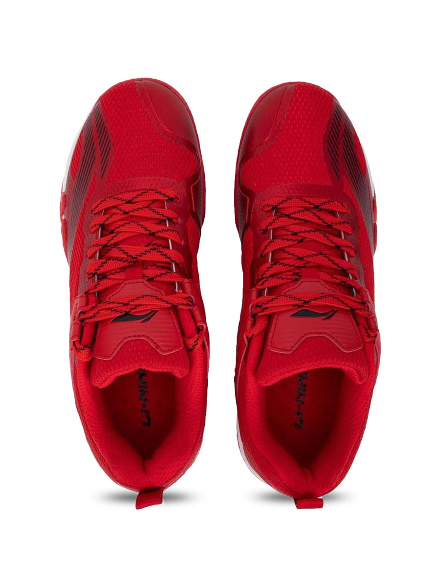 Li-Ning Men's Saga Lite 8 Red Indoor Court Shoes