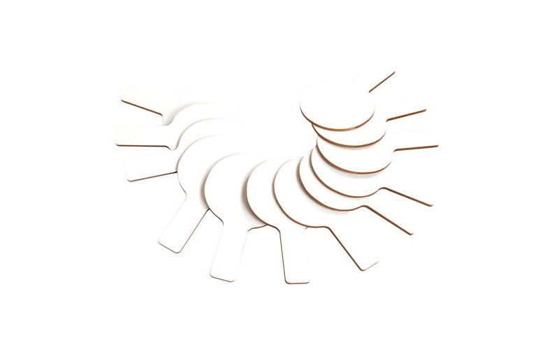 Flipside Products Mini Dry Erase Answer Paddles - Set of 12