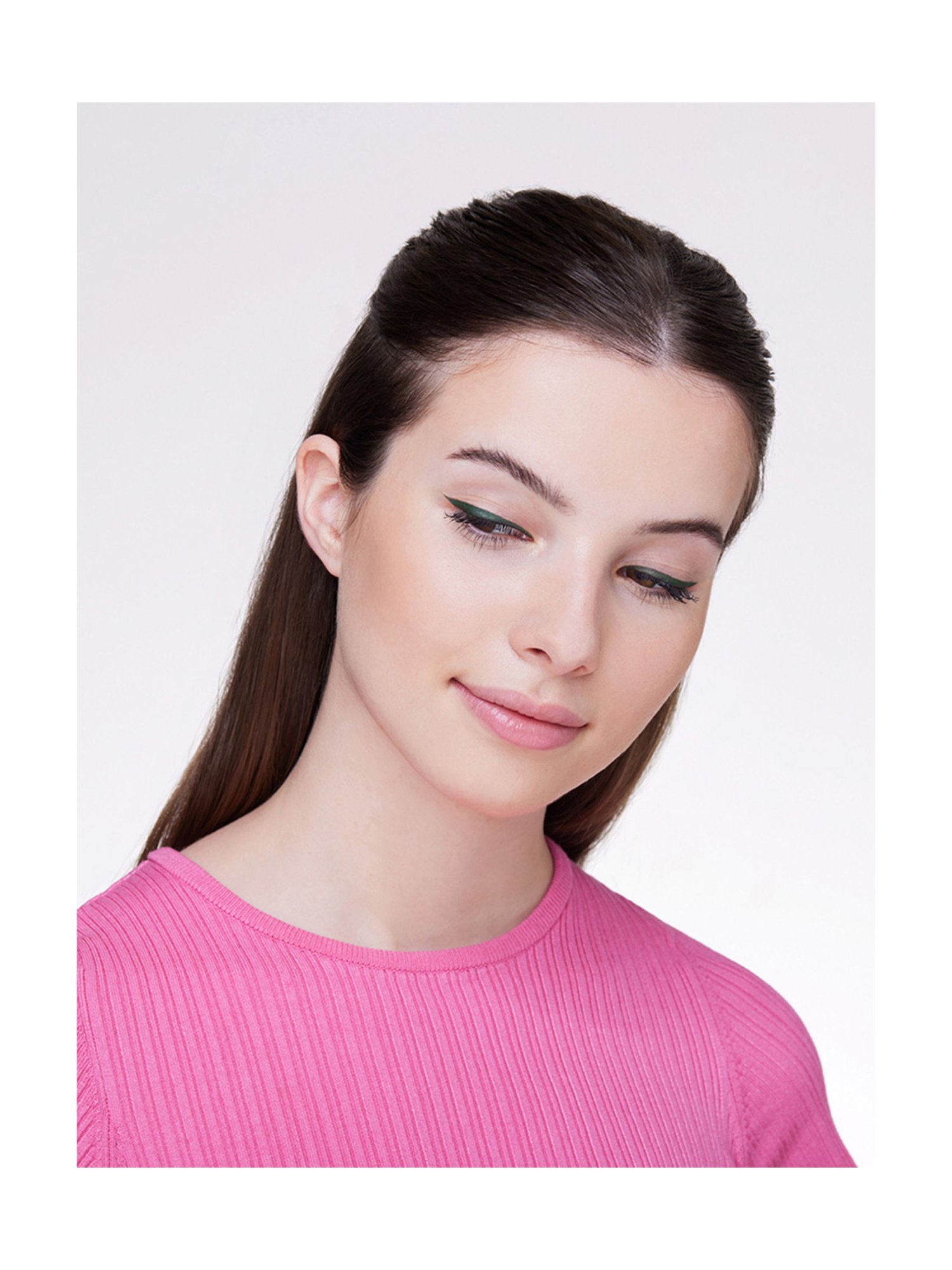 Matt Look Single Stroke Super Glide Eyeliner Kohl Kajal Bottle Green - 1.3 gm