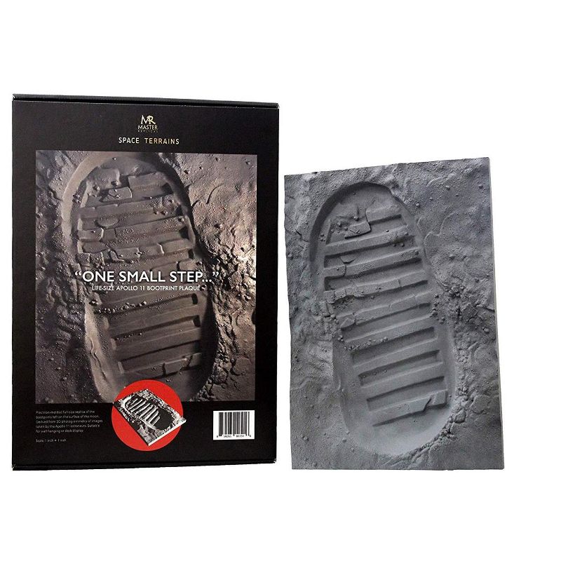 Master Replicas Apollo 11 Lunar Boot Print Aerospace Replica | One Small Step