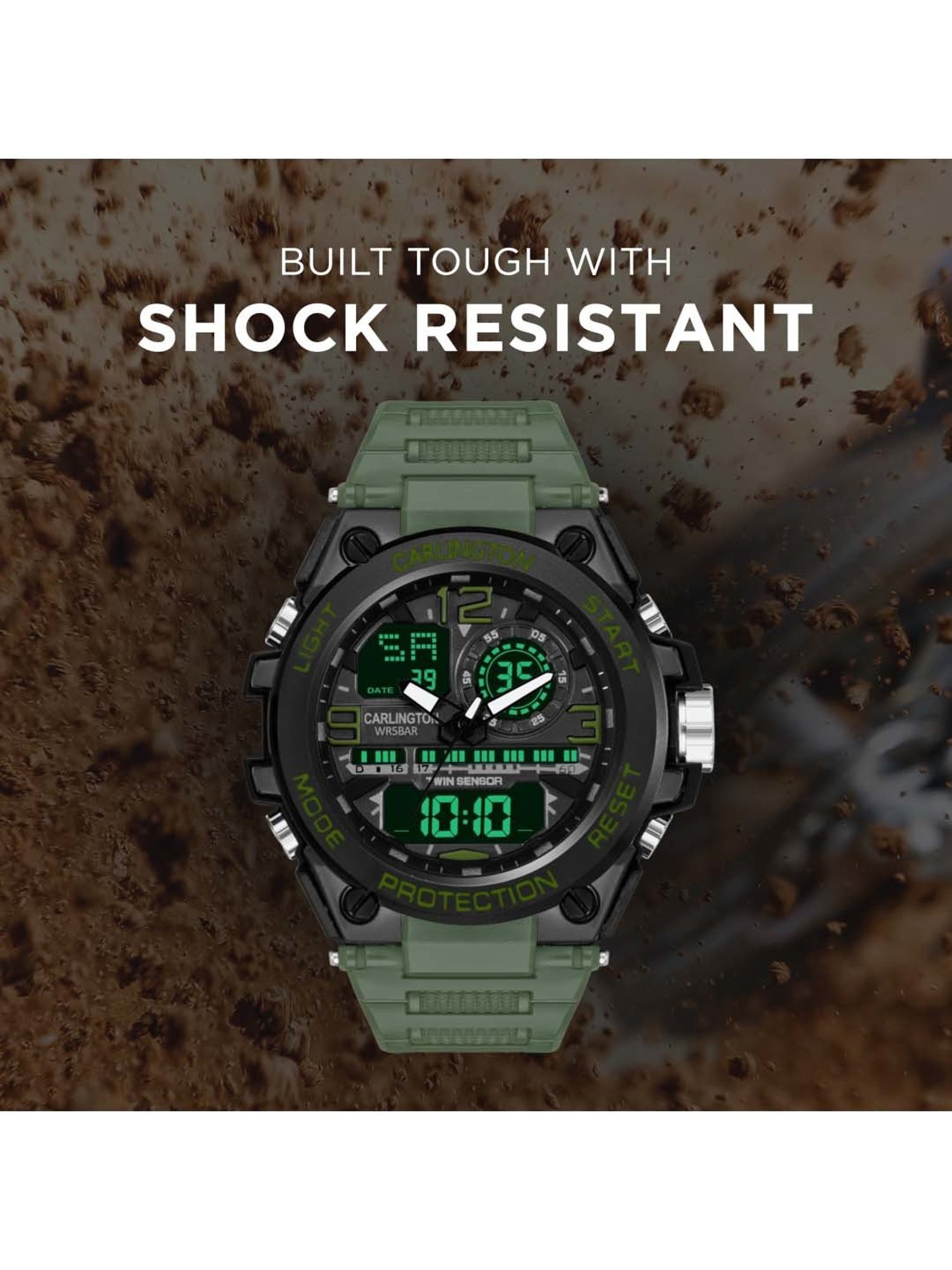 CARLINGTON Endurance 3377 Analog-Digital Watch for Men