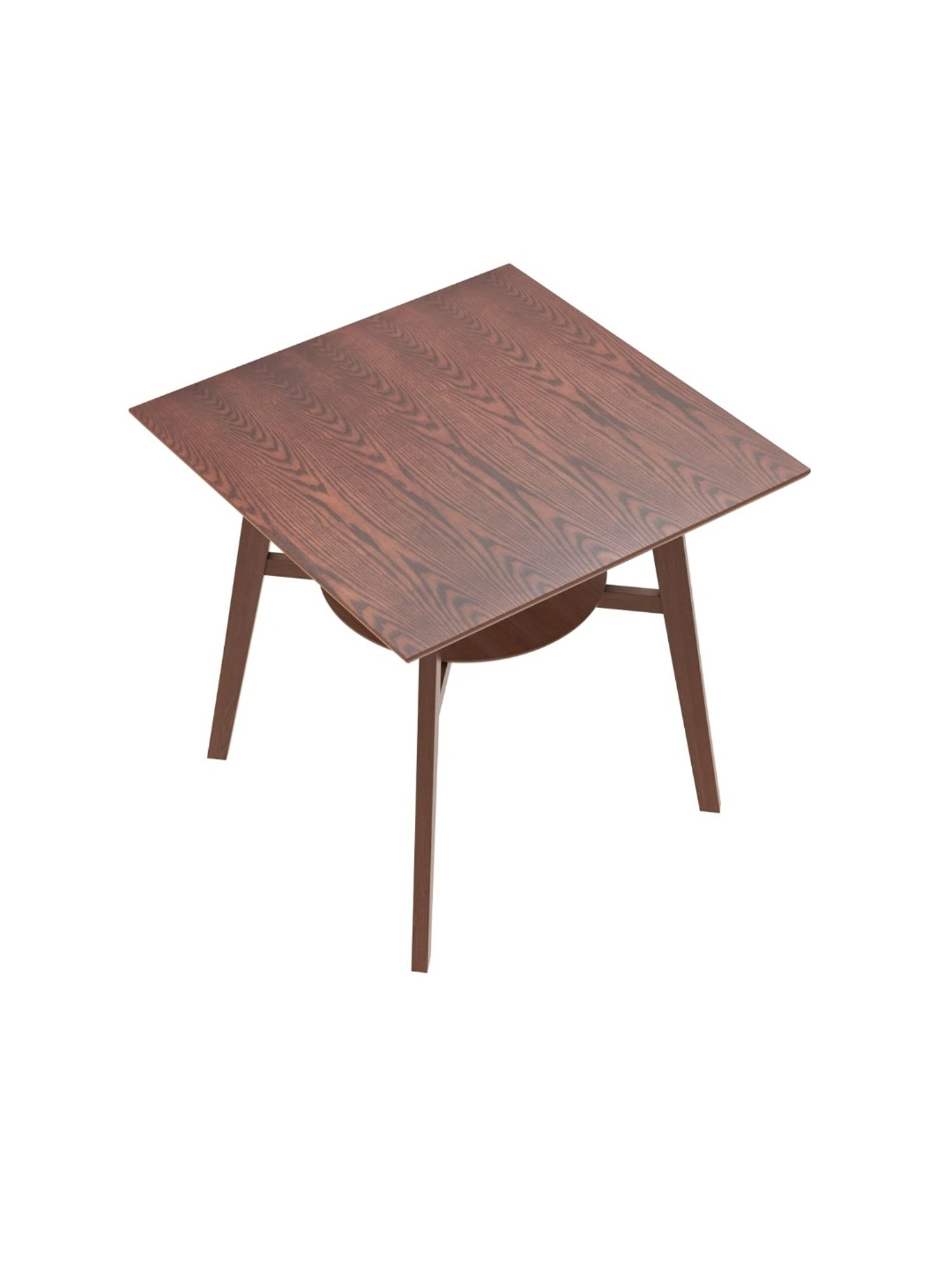 Ikiriya Kassel Solid Brown Wood Wine Rack Teak Finish