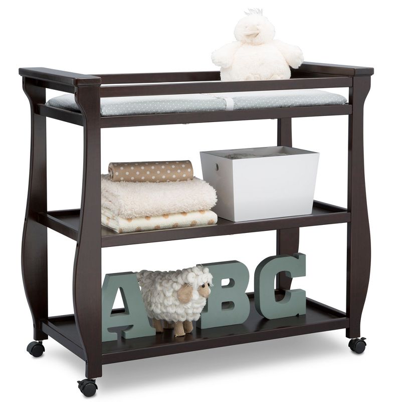 Delta Children Lancaster Change Table - Dark Chocolate