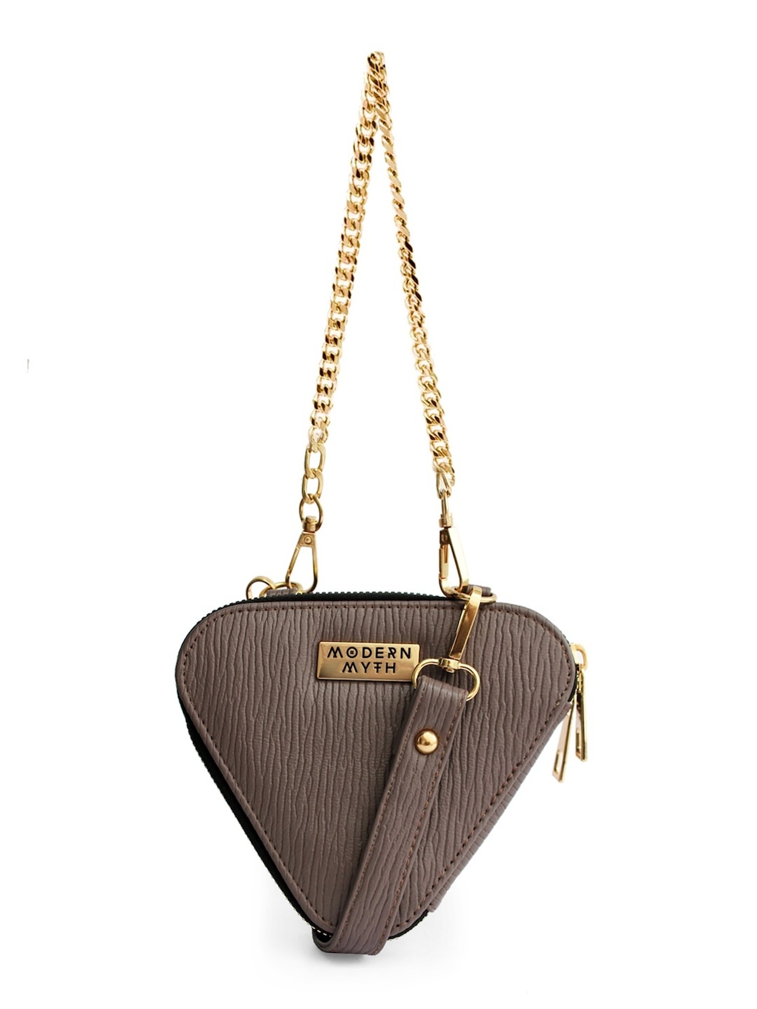 Modern Myth Trio Grey Textured Small Mini Cross Body Bag