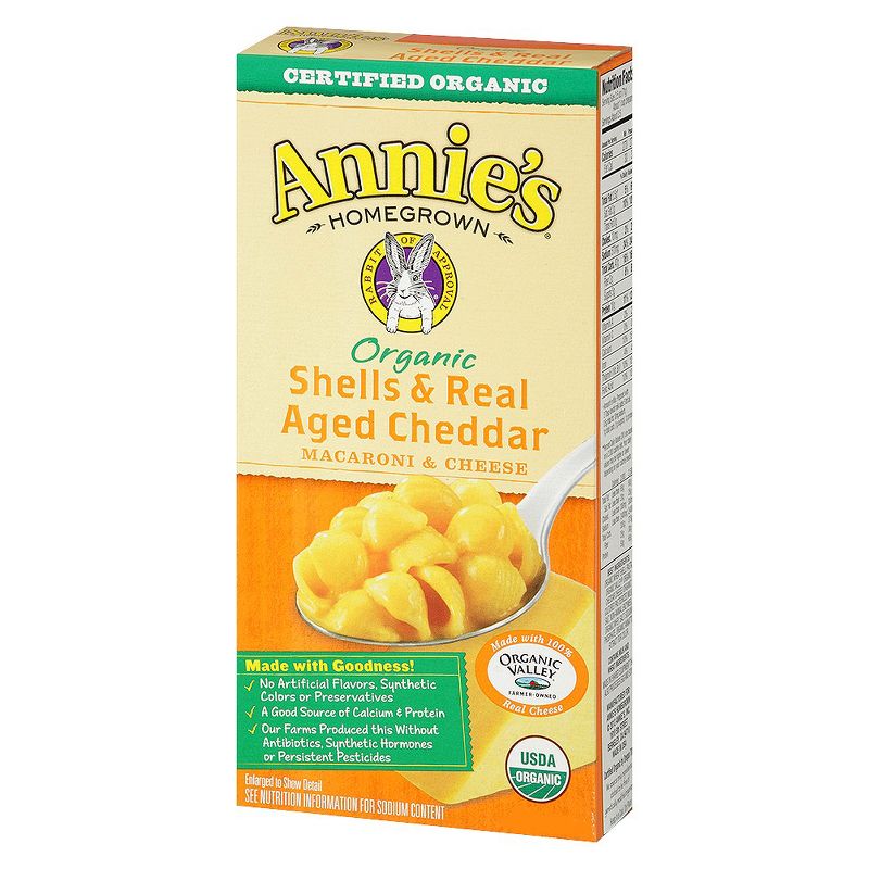 Annie's Organic Shells & Real Aged Cheddar Macaroni & Cheese Dinner 6oz