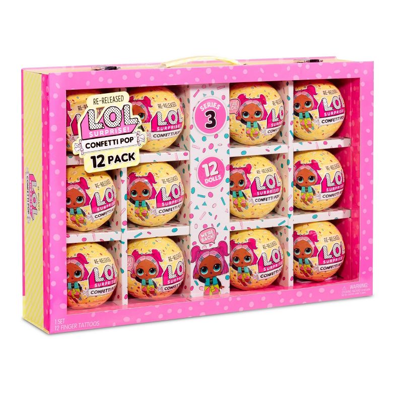 L.O.L. Surprise! Re-released Confetti Pop Suitcase 12pk