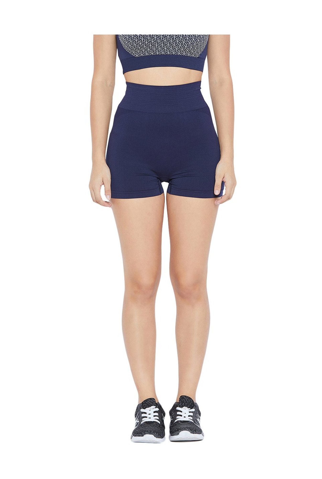C9 Navy Regular Fit Sports Shorts