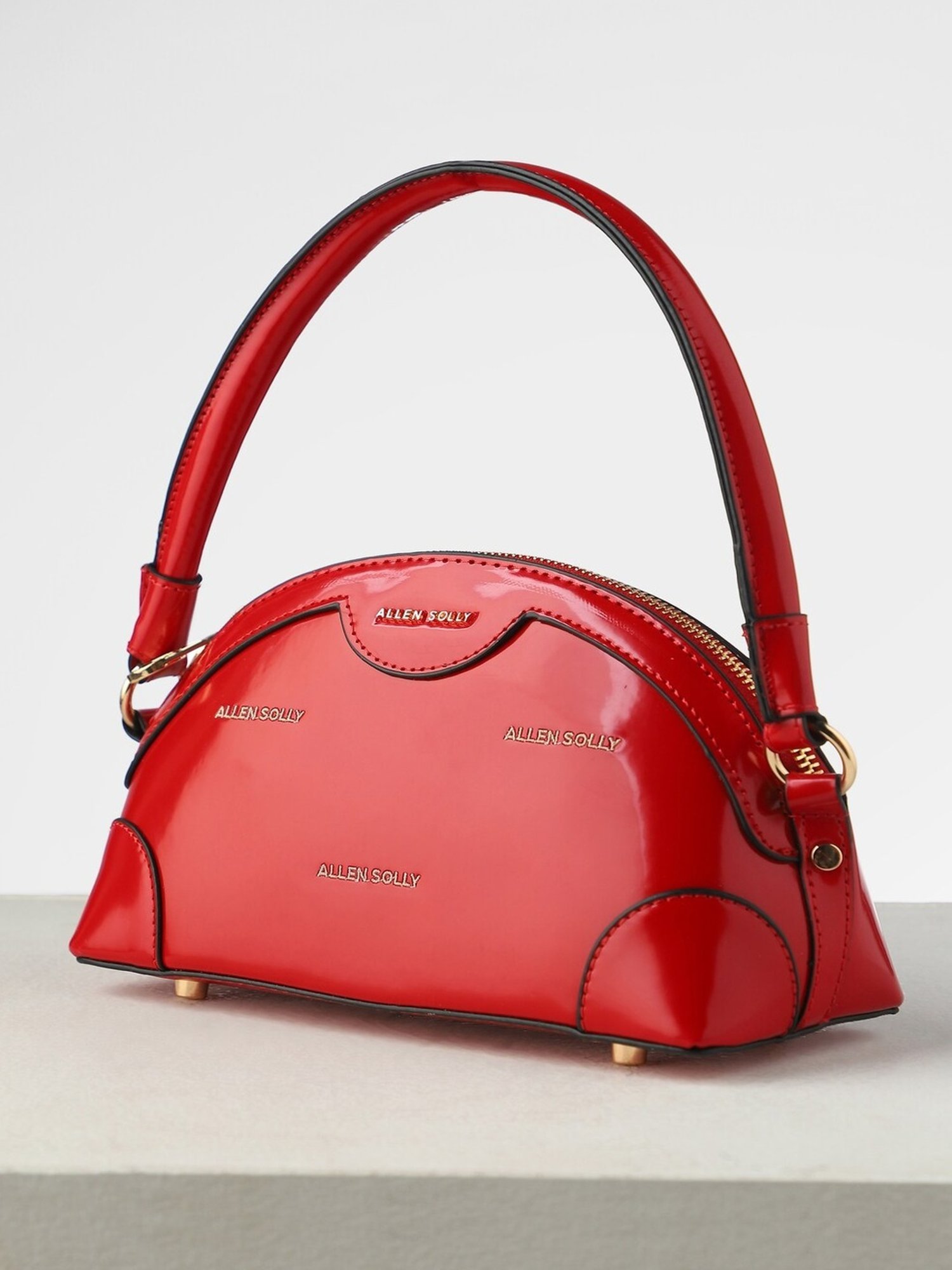 Allen Solly Red Printed Medium Sling Handbag
