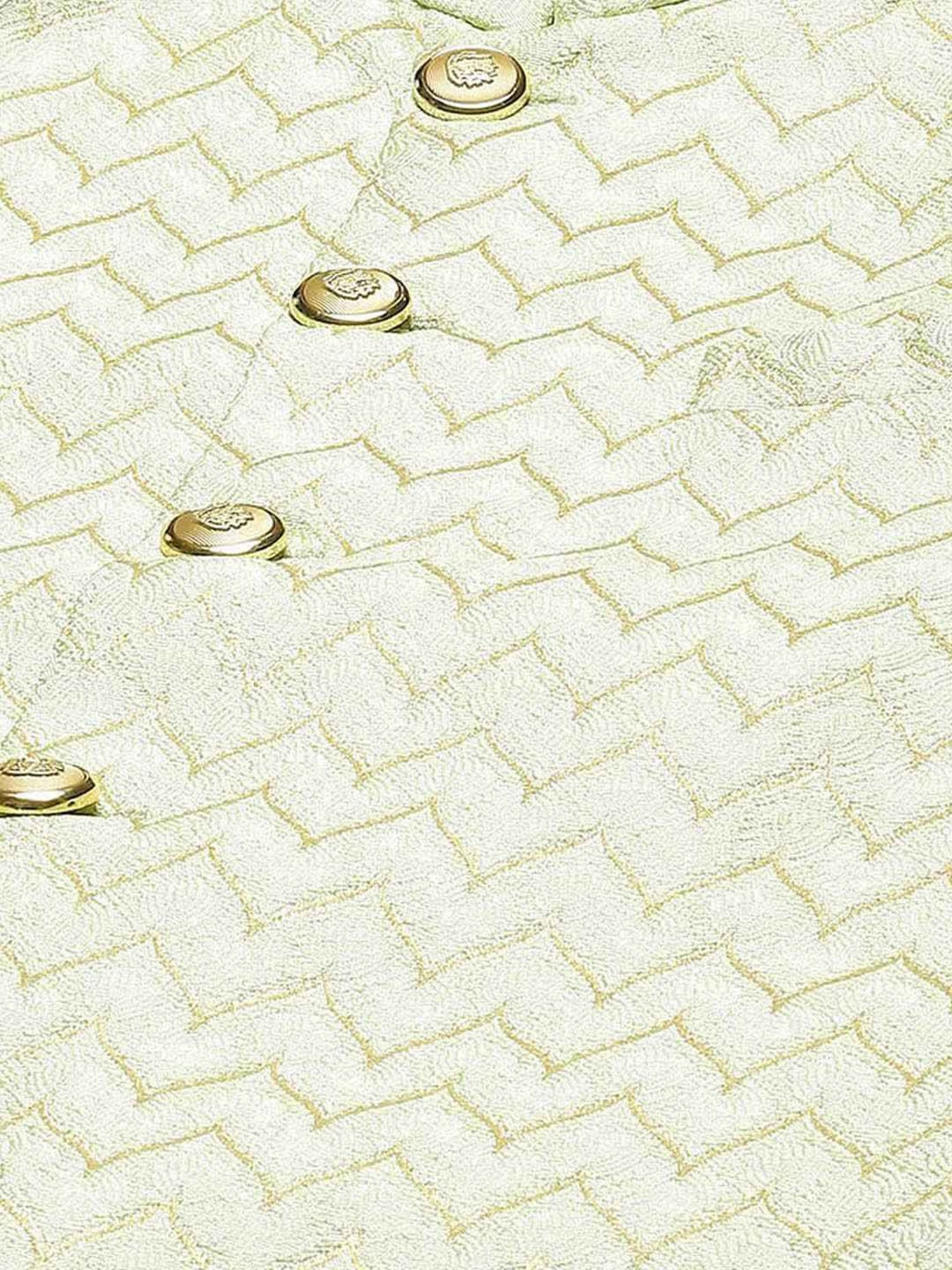 Hangup Plus Beige & Black Regular Fit Printed Sherwani Set