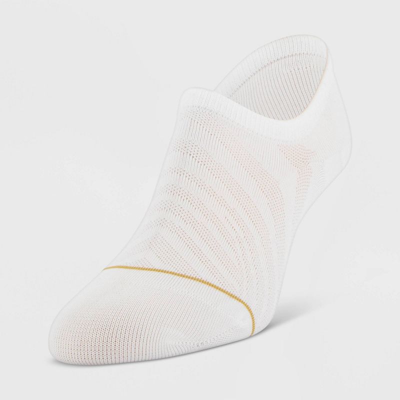 All Pro Women's 3 Pack Triple Y Liner Athletic Socks - White 4-10