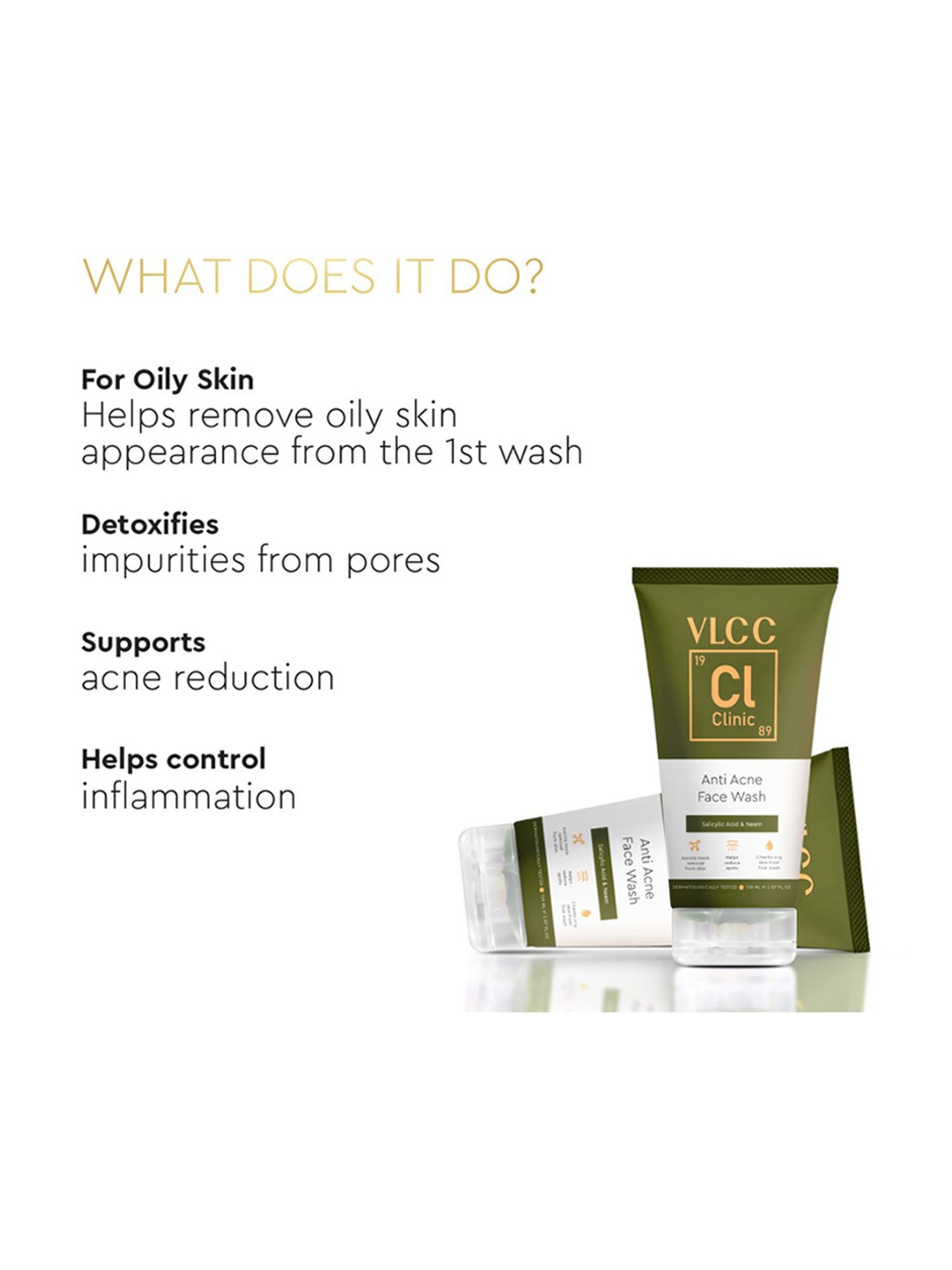 VLCC Clinic Anti Acne Face Wash - 150 ml