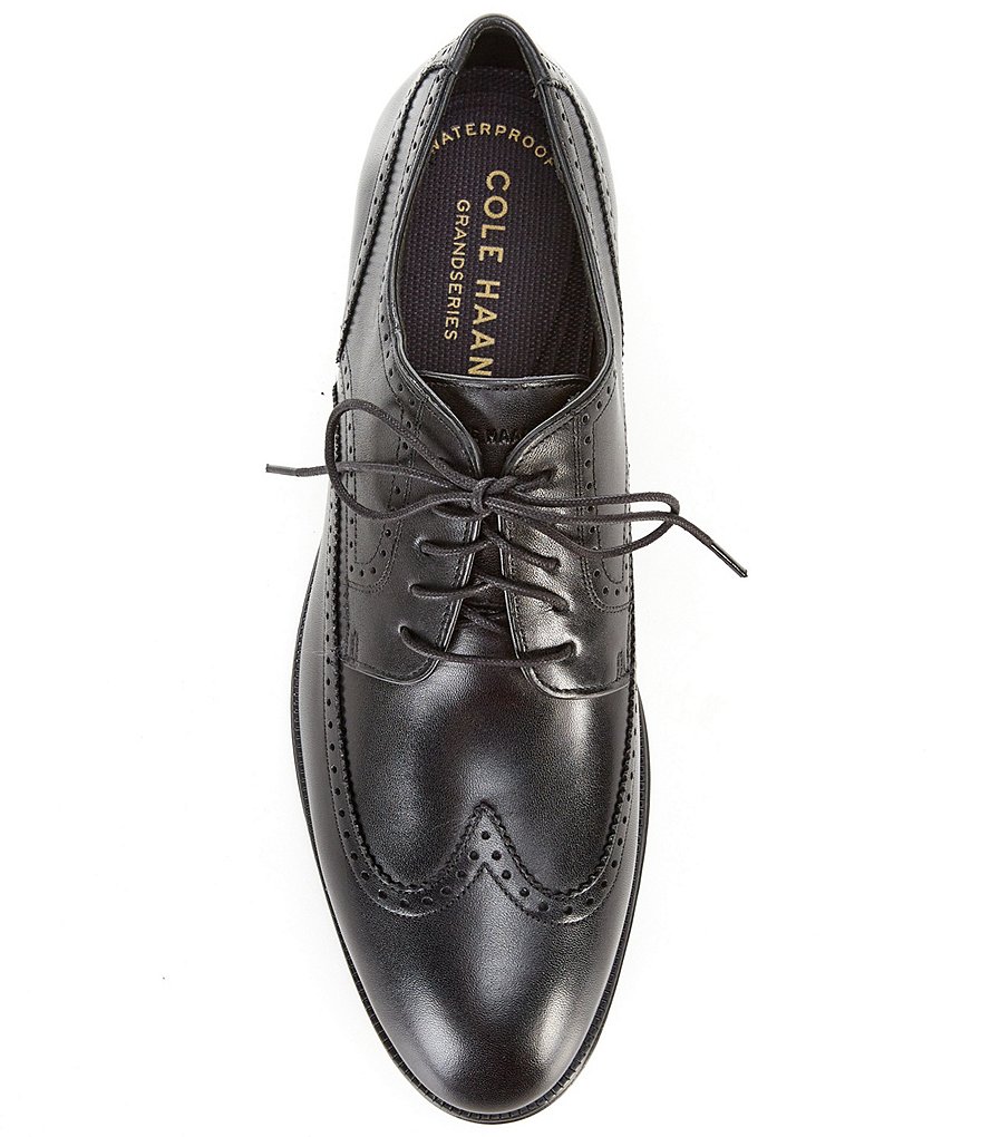 Cole Haan Men's Dawson Leather Wingtip Lace Up Oxfords