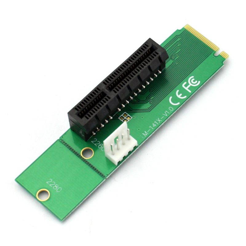 Q13025 WBTUO LM-141X-V1.0 Drive M.2 NGFF to PCI-E X4 Adapter Card for Desktop PC