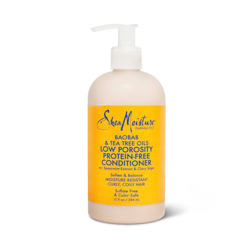 SheaMoisture Protein Free Conditioner for Curly Hair Baobab and Tea Tree Oils - 13 fl oz