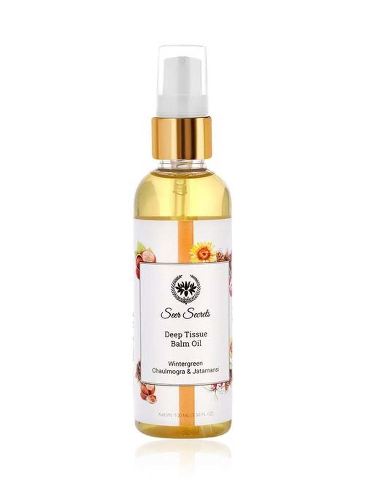 Seer Secrets Seer Secrets Wintergreen, Chaulmogra & Jatamansi Deep Tissue Balm Oil - 100 ml