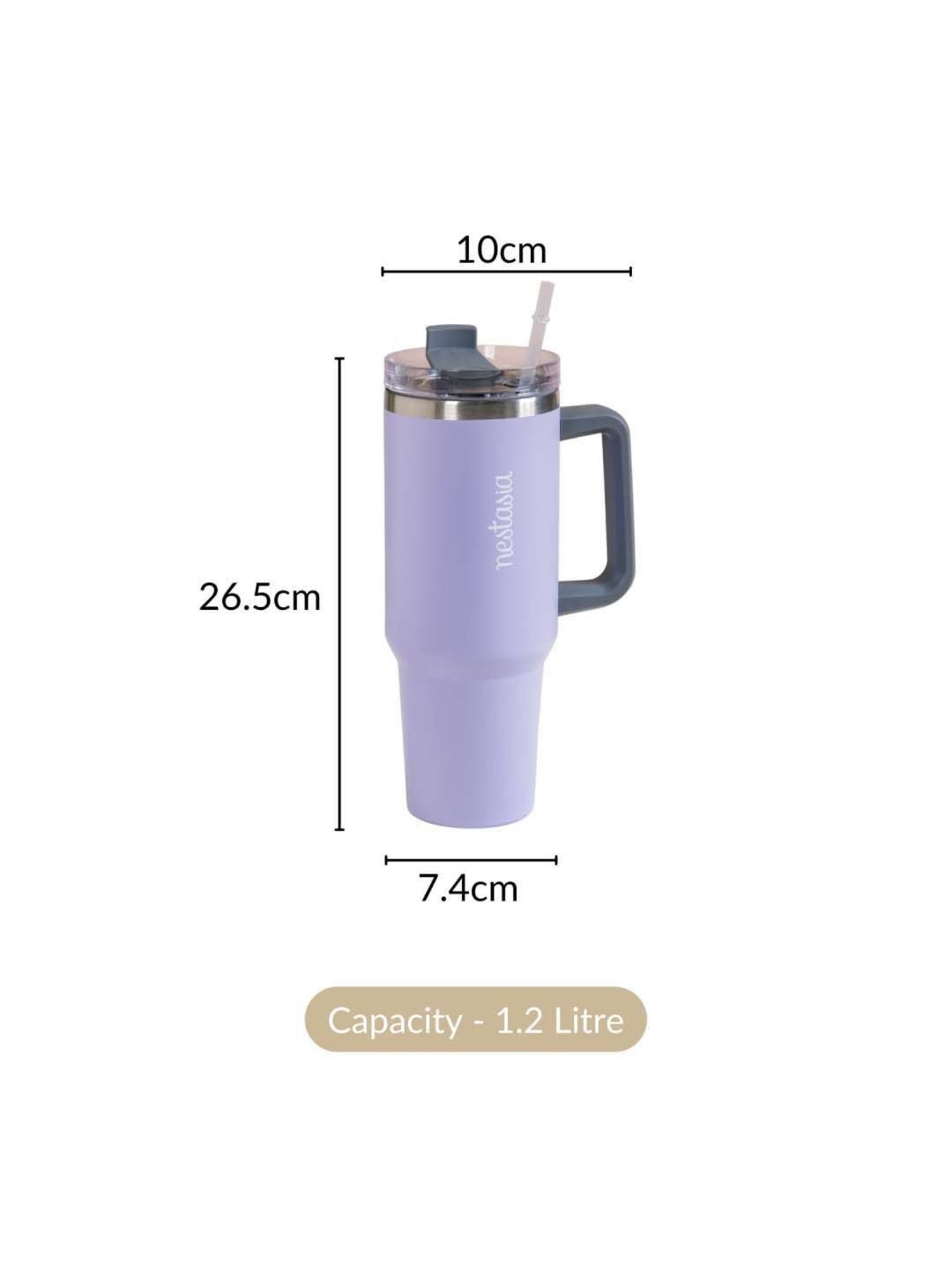 Milton Elfin Silver Stainless Steel Insulated Water Bottle (160 ml) - Set of 1