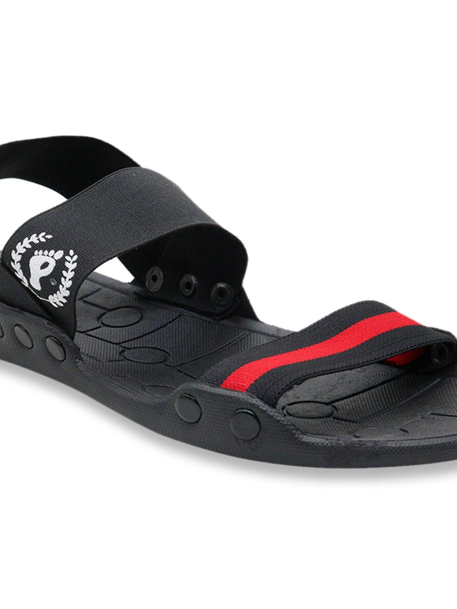 Prolific Men's Jet Black Sling Back Sandals