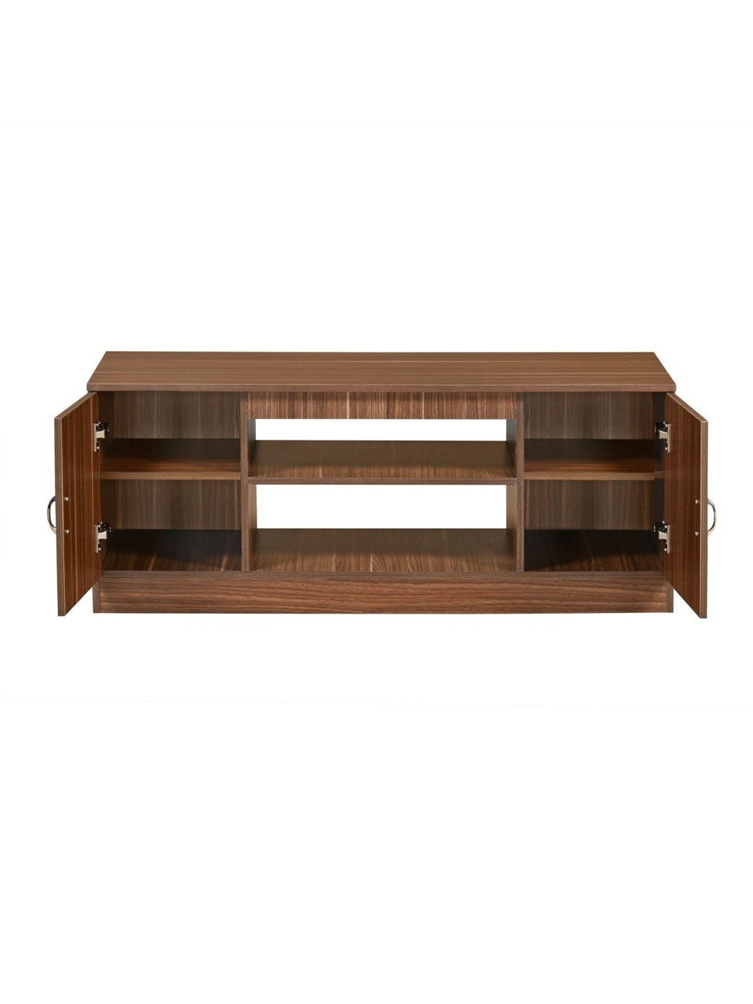Nilkamal Cora White Engineered Wood TV Entertainment Unit with 2 Shelves