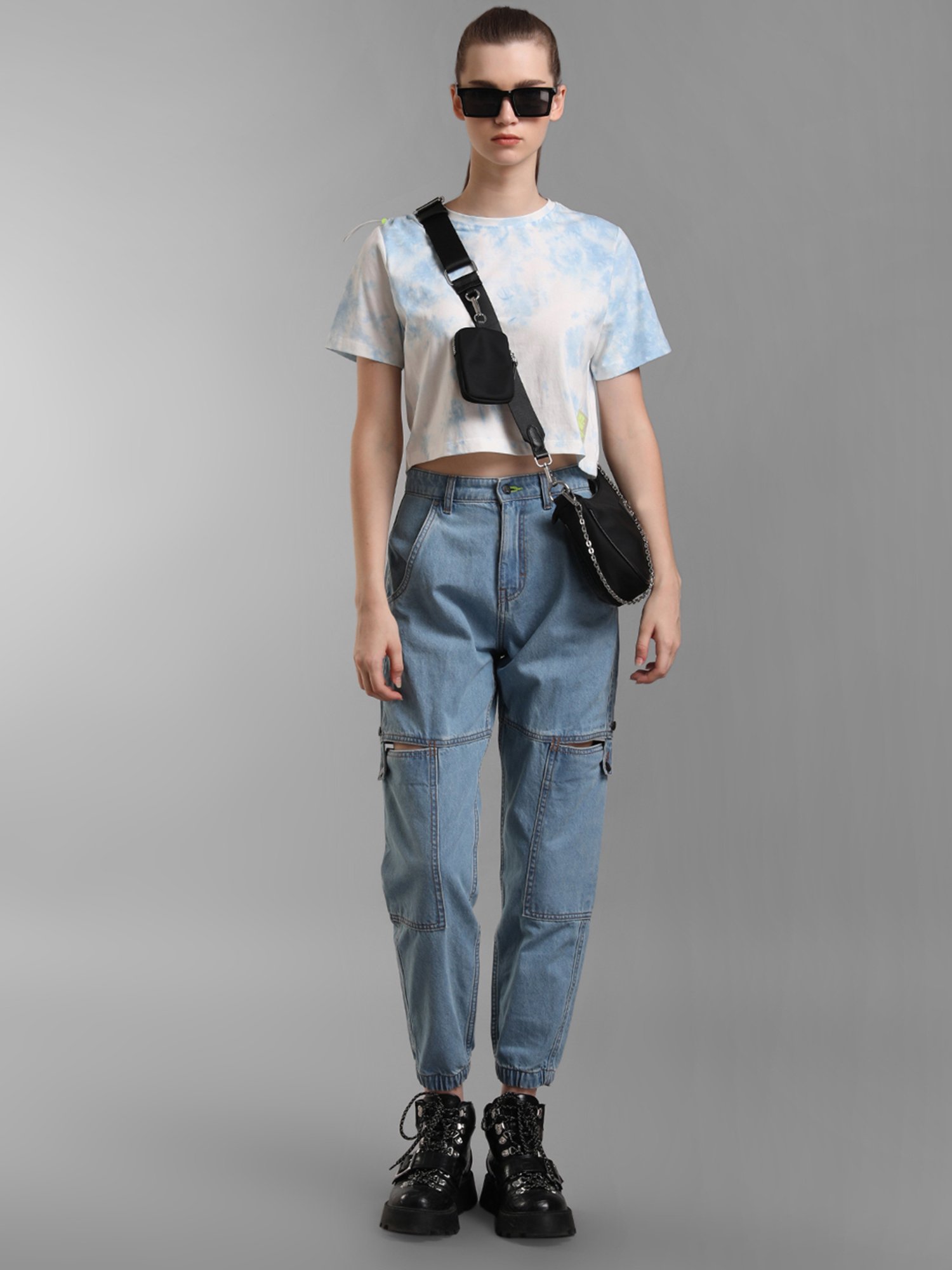 Fame Forever by Lifestyle White Cotton Printed T-Shirt