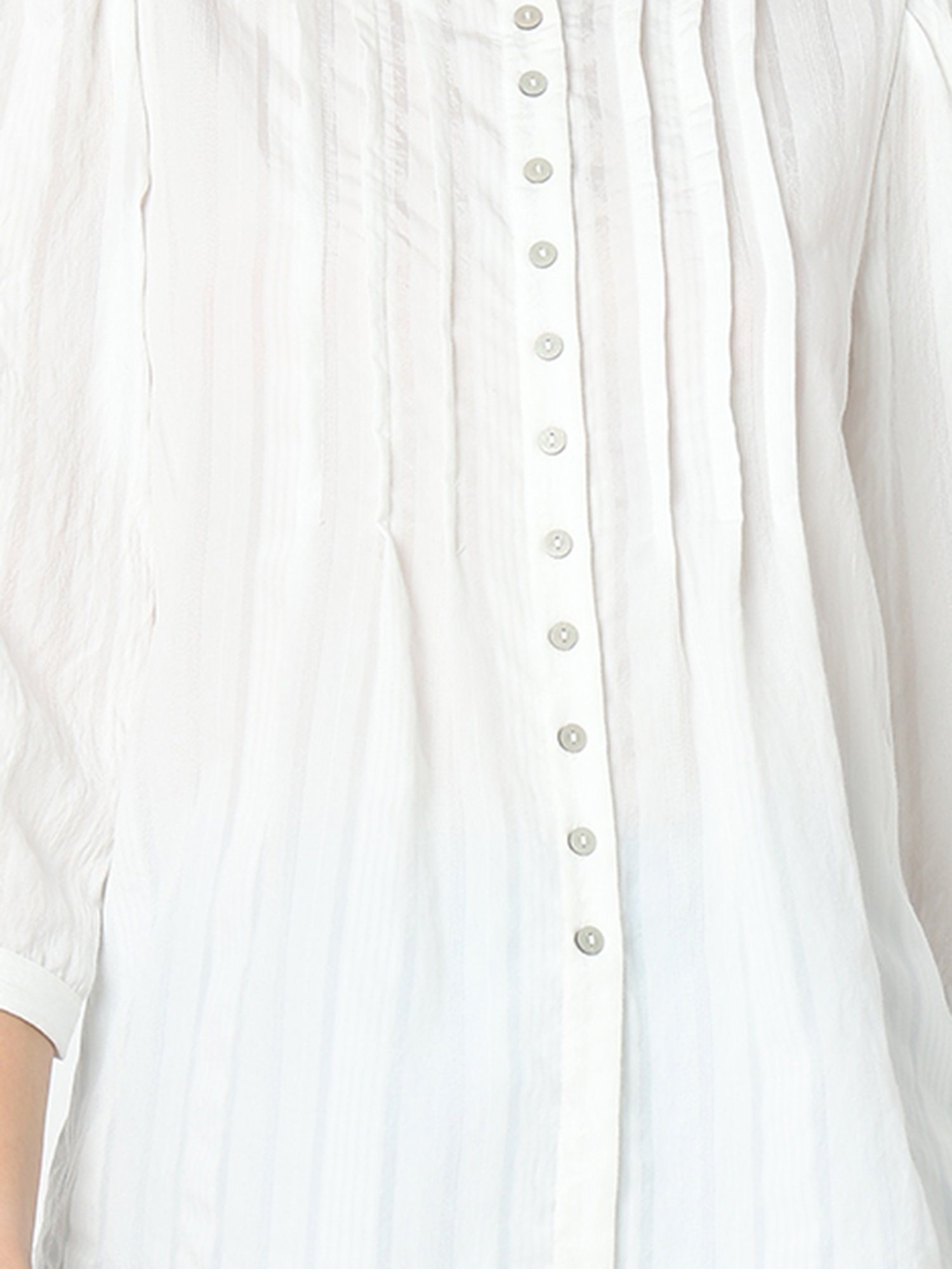 Vero Moda White Viscose Regular Fit Shirt