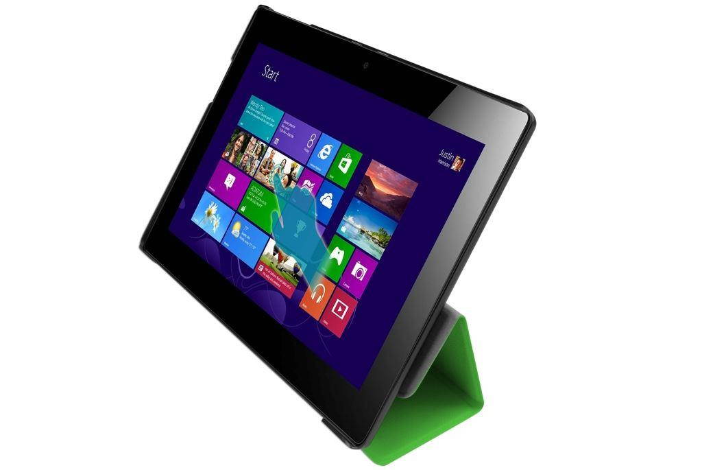 Hellfire Trading Slim Compact PU Magnetic Leather Case for Lenovo Tab 10 A3-A30 - Purple