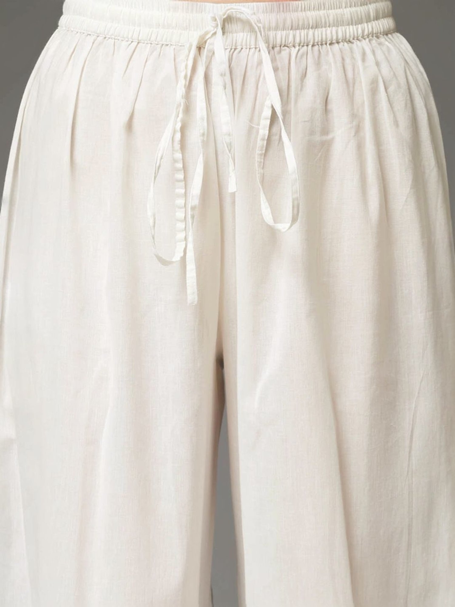 Stylum Yellow & White Embroidered Kurta & Pant Set With Dupatta