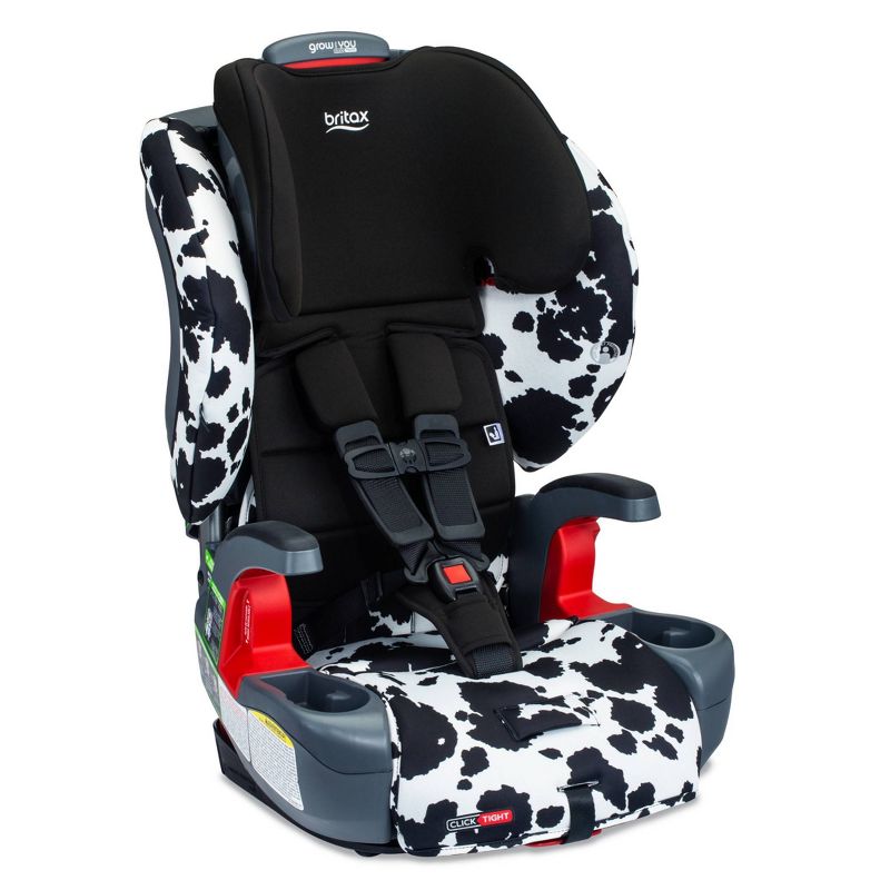 Britax Grow with You ClickTight Booster Car Seat - Cowmooflage SafeWash