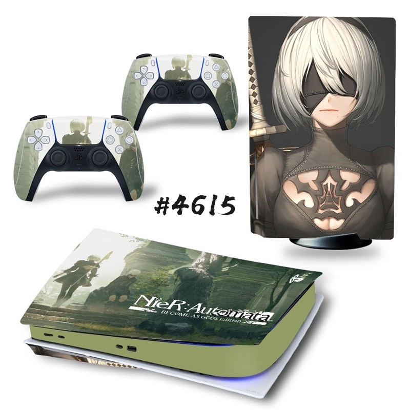 NieR Automata PS5 Disc Skin Sticker Protector Decal Cover for PlayStation 5 Console & Controller PS5 Disk Skin Sticker Vinyl