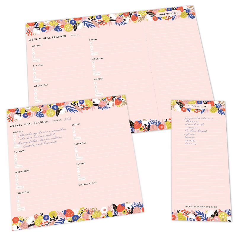 Undated Teacher Planner 8.5" x 11" Large Weekly Lesson Plan Book Botanical Floral - TF Publishing