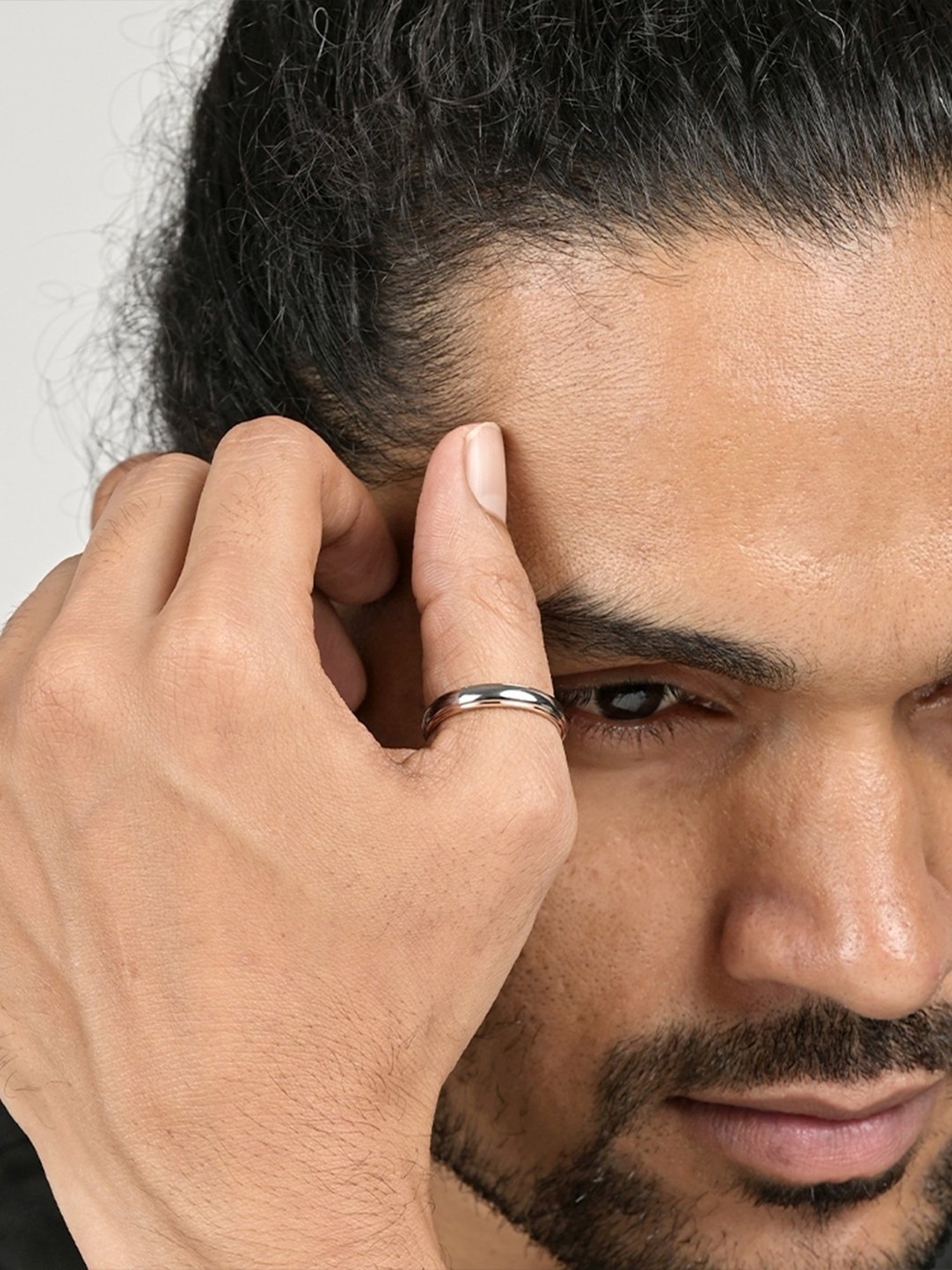 Sohi Silver-Plated Statement Ring