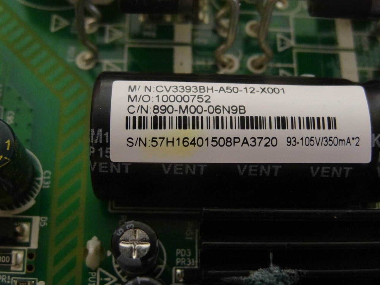 Element ELEFT506 Main Board / Power Supply SY15242-5 / 57H1640 -