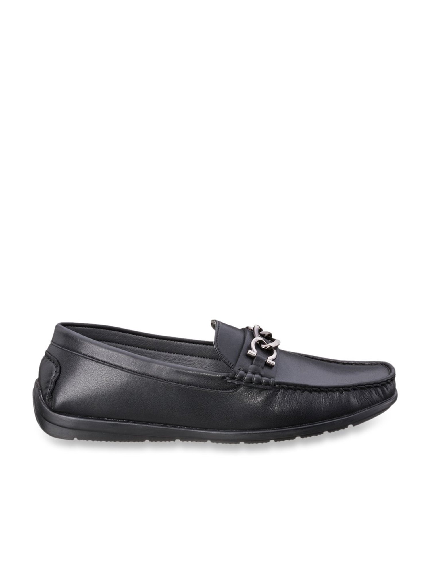 Duke Men's Black Casual Loafers