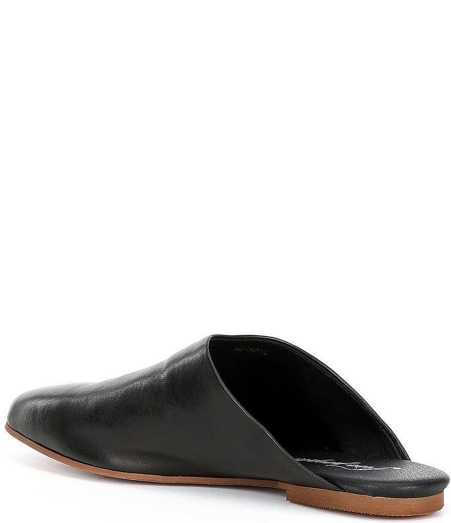 Free People Reese Leather Flat Mules