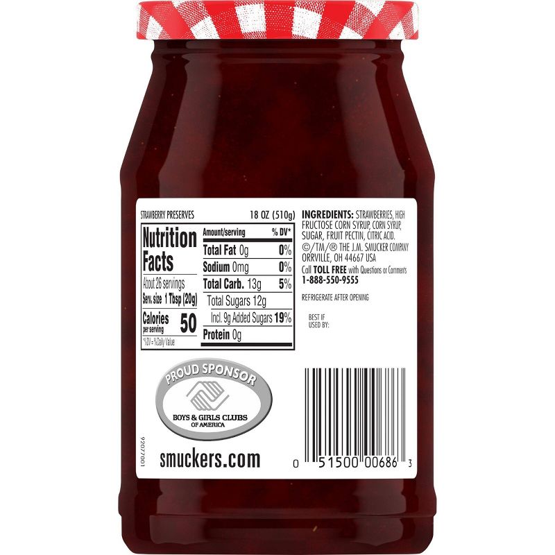 Smucker's Strawberry Preserves - 18oz